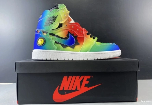 OG AIR JORDAN BALVIN’S MULTI-COLOR "J 1 J BALVIN" DC1786-125 DC1786-125 HIGH 0526